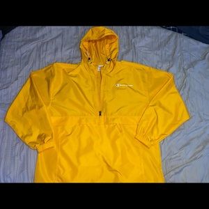 Yellow Champion Hoodie Zip Up NWOT